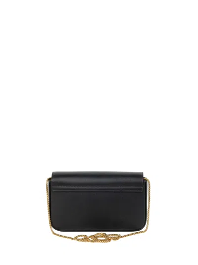Tod's Di Folio Mini Leather Crossbody Bag In Black