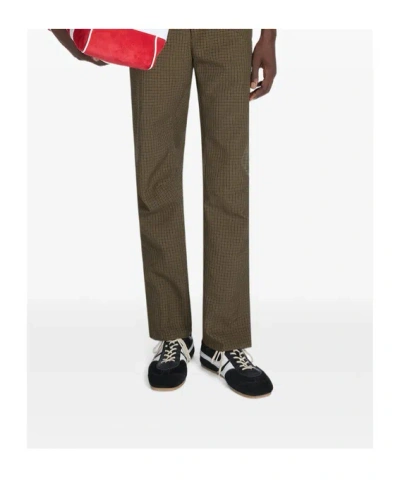 Dries Van Noten Sneakers Contrast Stitching Low Top Rubber Sole In Black