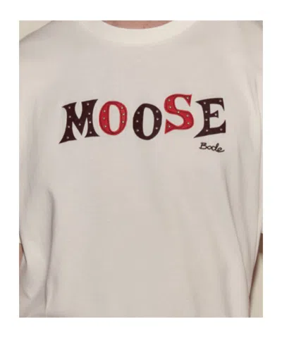 Bode Moose T-shirt In Multi