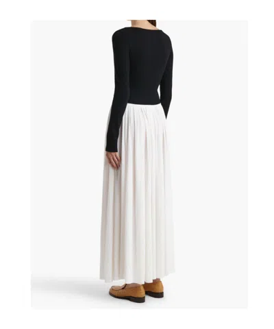 Khaite Carlotta Gathered Maxi Dress In Black