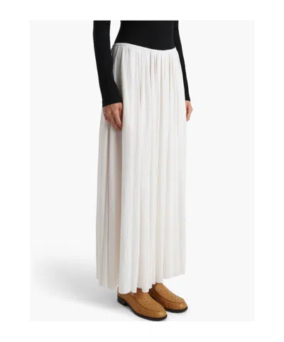 Khaite Carlotta Gathered Maxi Dress In Black