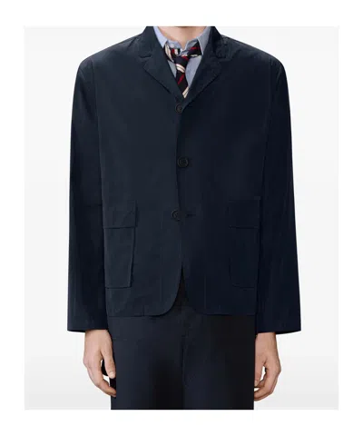 Thom Browne Packable Light Memory Tech Sport Coat In Blue