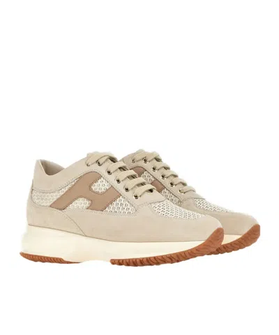 Hogan Interactive Sneakers In Neutral