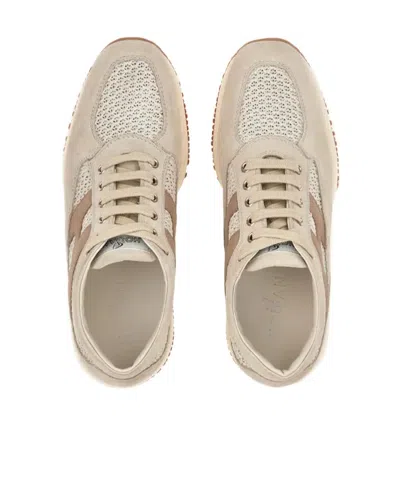 Hogan Interactive Sneakers In Neutral