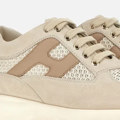 Hogan Interactive Sneakers In Neutral