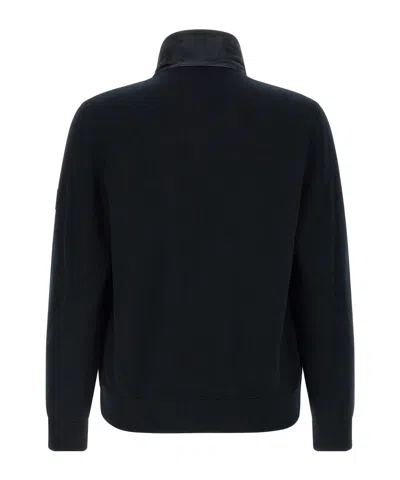 Mackage Blue Solid Wool Jacket In Black