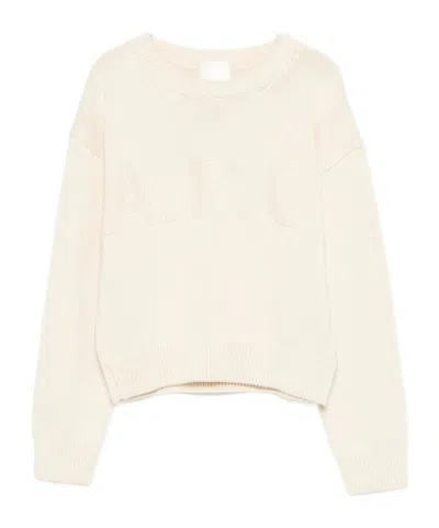 A.p.c. A. P.c. Logo Sweater In Neutral