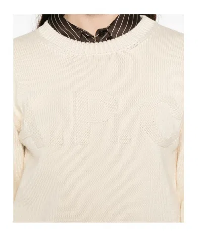 A.p.c. A. P.c. Logo Sweater In Neutral