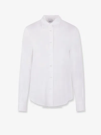 Aspesi Structured White Shirt With Button-down Front In White