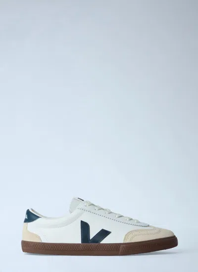Veja Volley Sneakers With Contrasting Inserts In White