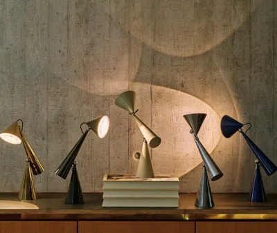 Tom Dixon Pose Task Table Lamp In Gray