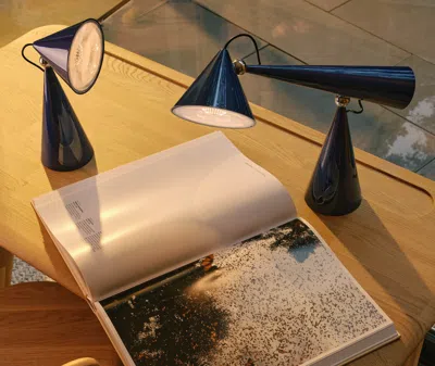 Tom Dixon Pose Task Table Lamp In Blue