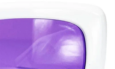 Wisdom Frame 1 52mm Square Sunglasses In White