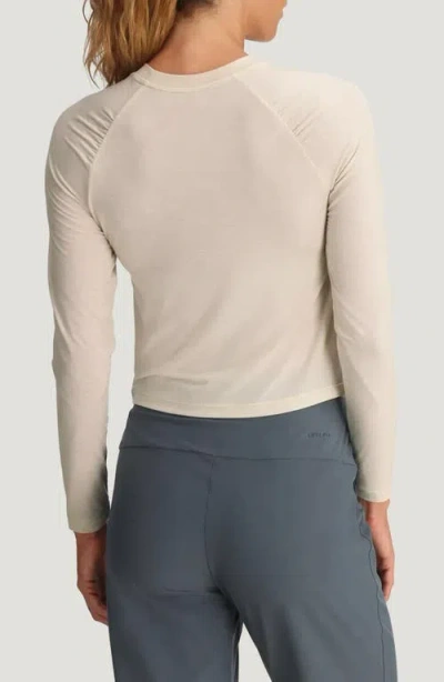 Free Fly Elevate Long Sleeve Performance T-shirt In Neutral