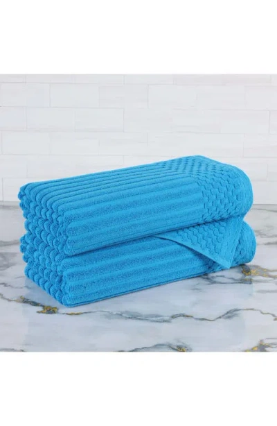 Superior 2-pack Bath Towel Set In Blue