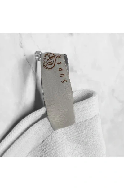 Superior Cotton Highly Absorbent Solid 4pc Quick-drying Bath Towel Set In Gray