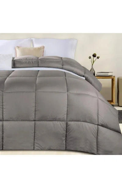 Superior Reversible Down Alternative Comforter In Gray
