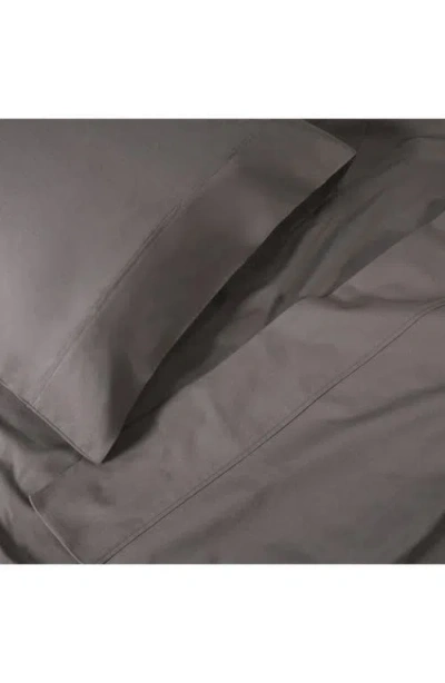 Superior Solid 300 Thread Count Percale Sheet Set In Gray