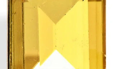 Cara Rectangle Stud Earrings In Gold