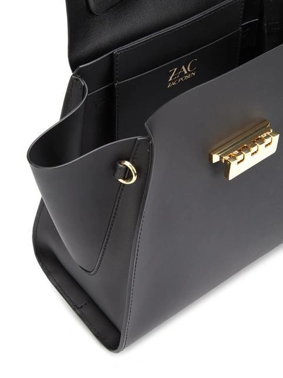 Shop Zac Zac Posen Eartha Iconic Convertible Backpack In Black