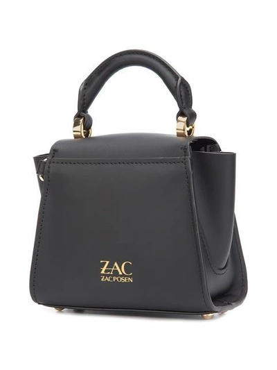 Shop Zac Zac Posen Eartha Iconic Top Handle Mini In Black