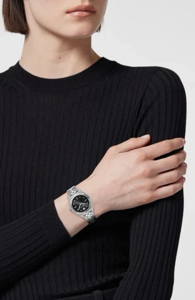 Versace Montre Greca Time Diamond In Silver
