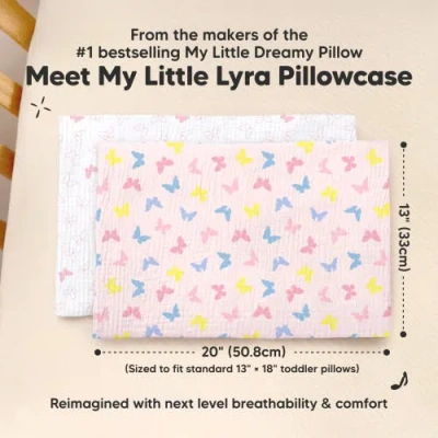 Keababies 2-pack My Little Lyra Pillowcases In Multi