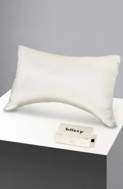 Blissy Adjustable Crescent Pillow In White
