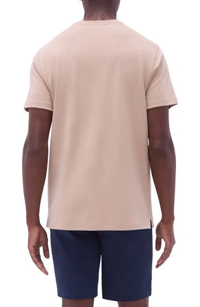 Bugatchi Hank Solid Pima Cotton T-shirt In Neutral