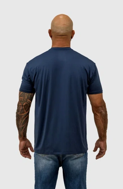 Epic Fits Active Tech Crew Neck T-shirt In Blue