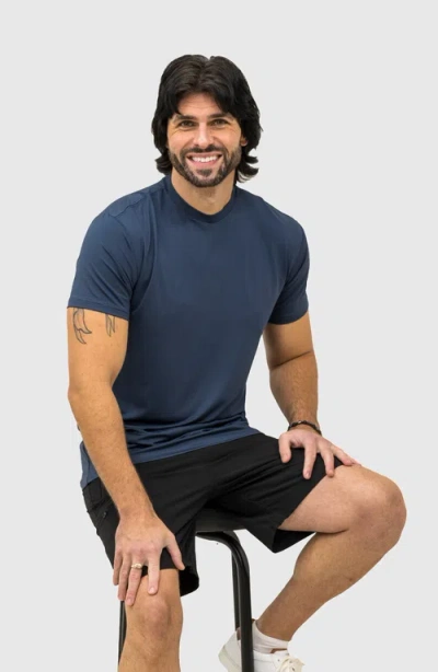 Epic Fits Active Tech Crew Neck T-shirt In Blue