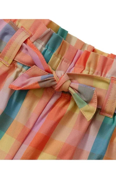 Lands' End Girls Pull On Solid Shorts In Multi