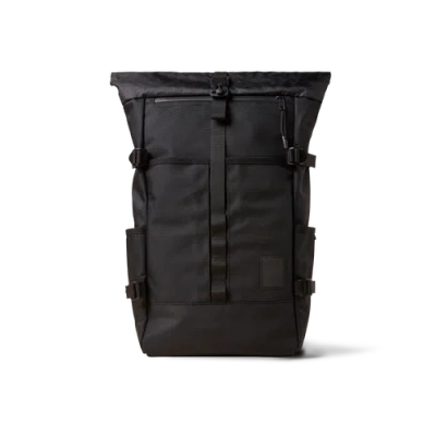 The Brown Buffalo Rolltop Backpack In Black