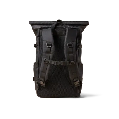 The Brown Buffalo Rolltop Backpack In Black