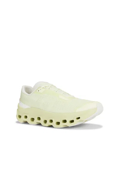 On Cloudmster Void Logo-print Sneakers In Green