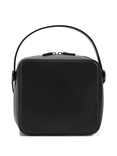 Auralee Leather Shoulder Bag In Black