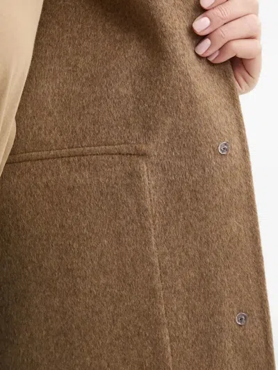 Sessun Button-fastening Patch-pocket Jacket In Brown