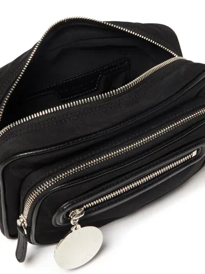 Stella Mccartney Dartmoor Econyl Crossbody Camera Bag In Black