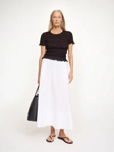 By Malene Birger Ella Crew-neck Top In Black