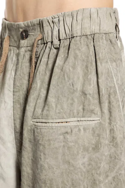 Ziggy Chen Cropped Drawstring Trousers In Multi