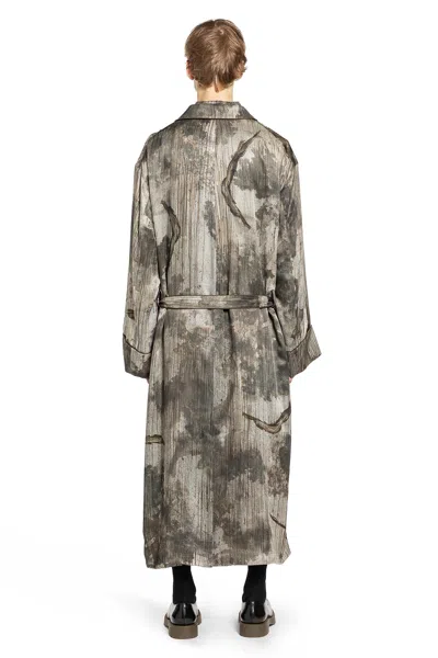 Ziggy Chen Digital Print Long Robe In Multi