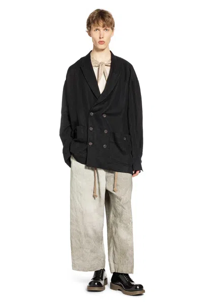 Ziggy Chen Cropped Drawstring Trousers In Multi