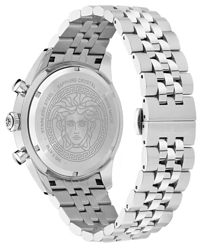 Versace Master Chronograph, 44mm In Silver