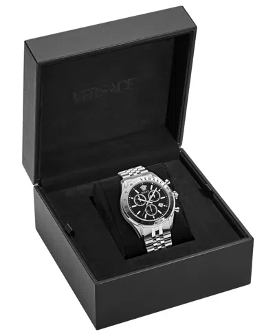 Versace Master Chronograph, 44mm In Silver