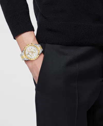 Versace Master Chronograph, 44mm In Metallic