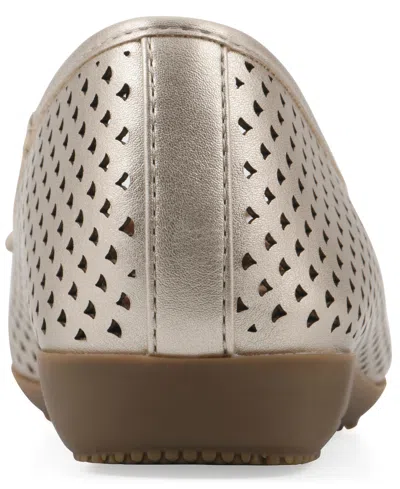 Cliffs By White Mountain Wide Width Carris Ballet Flat In Brown