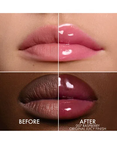 Dior Lip Glow Oil Hydrating High-shine Gloss 007 Raspberry 0.2 Oz/6 ml In Purple