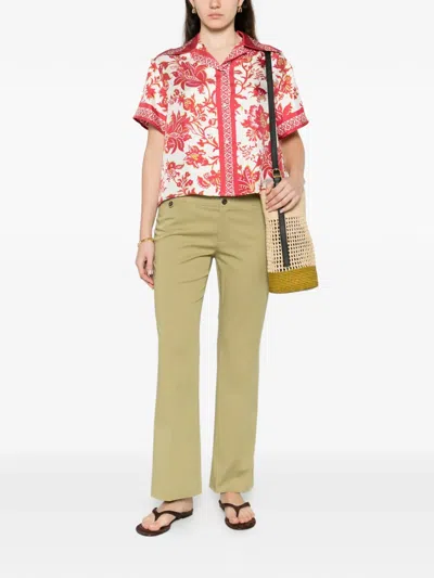 Etro Buttoned Front-pocket Trousers In Neutral