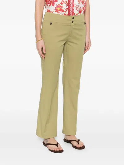 Etro Buttoned Front-pocket Trousers In Neutral