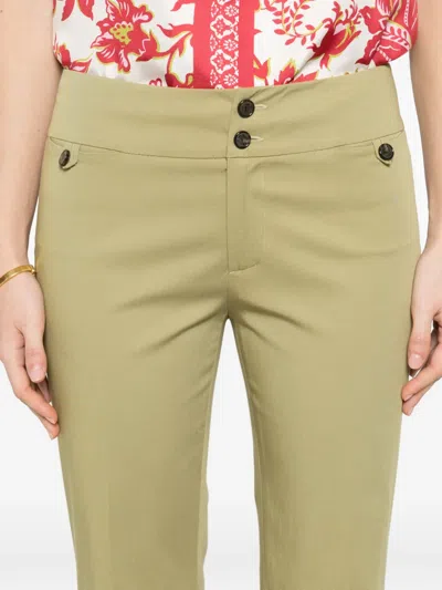 Etro Buttoned Front-pocket Trousers In Neutral